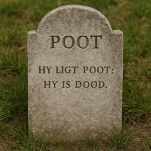 Grafschrift Poot